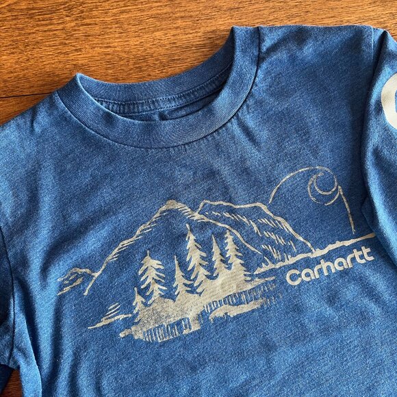 Carhartt navy wilderness shirt 5 - Picture 2 of 6